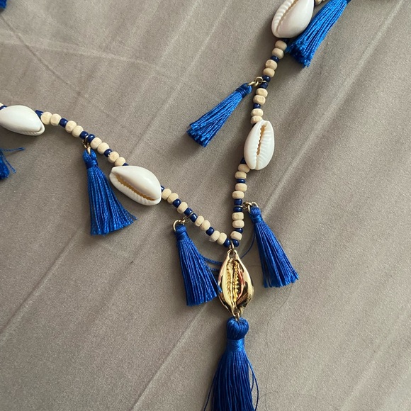 Beaded Shell Summer Necklace - Picture 2 of 4